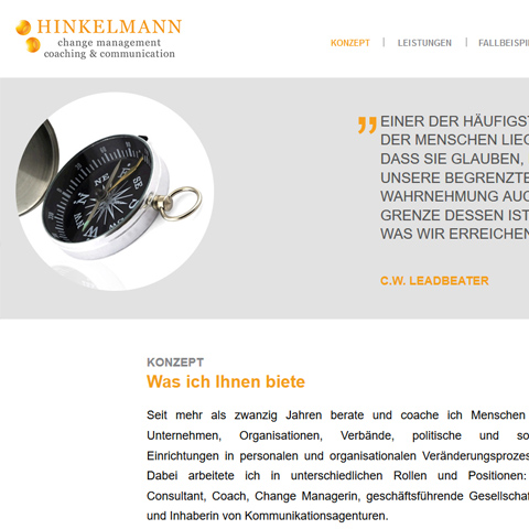engelberth media :: Webdesign Hinkelmann - coaching & communication