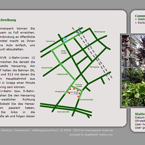engelberth media :: Webdesign Brunnenpark